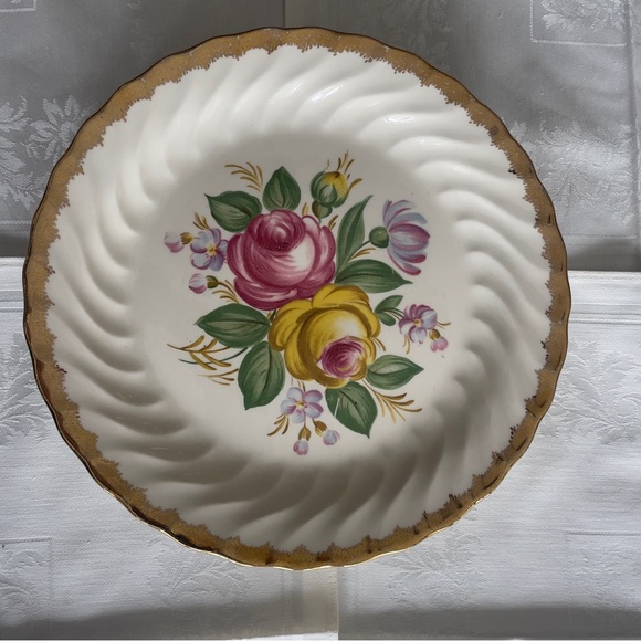 Royal China Quban Dinner Plates, 24K Gold Plates, Easter Lunch Tableware, Gift - Picture 12 of 13